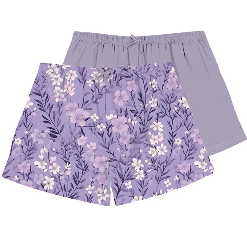 Lia Lavender Field Lounge Shorts